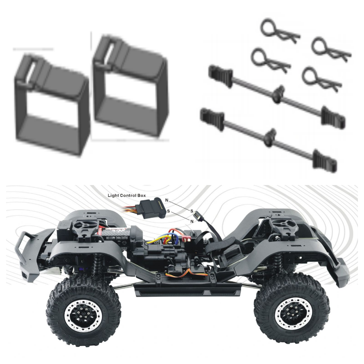 Rc Hobby Grade Crawler - RGT RC Spare Parts R86806 Magnetic