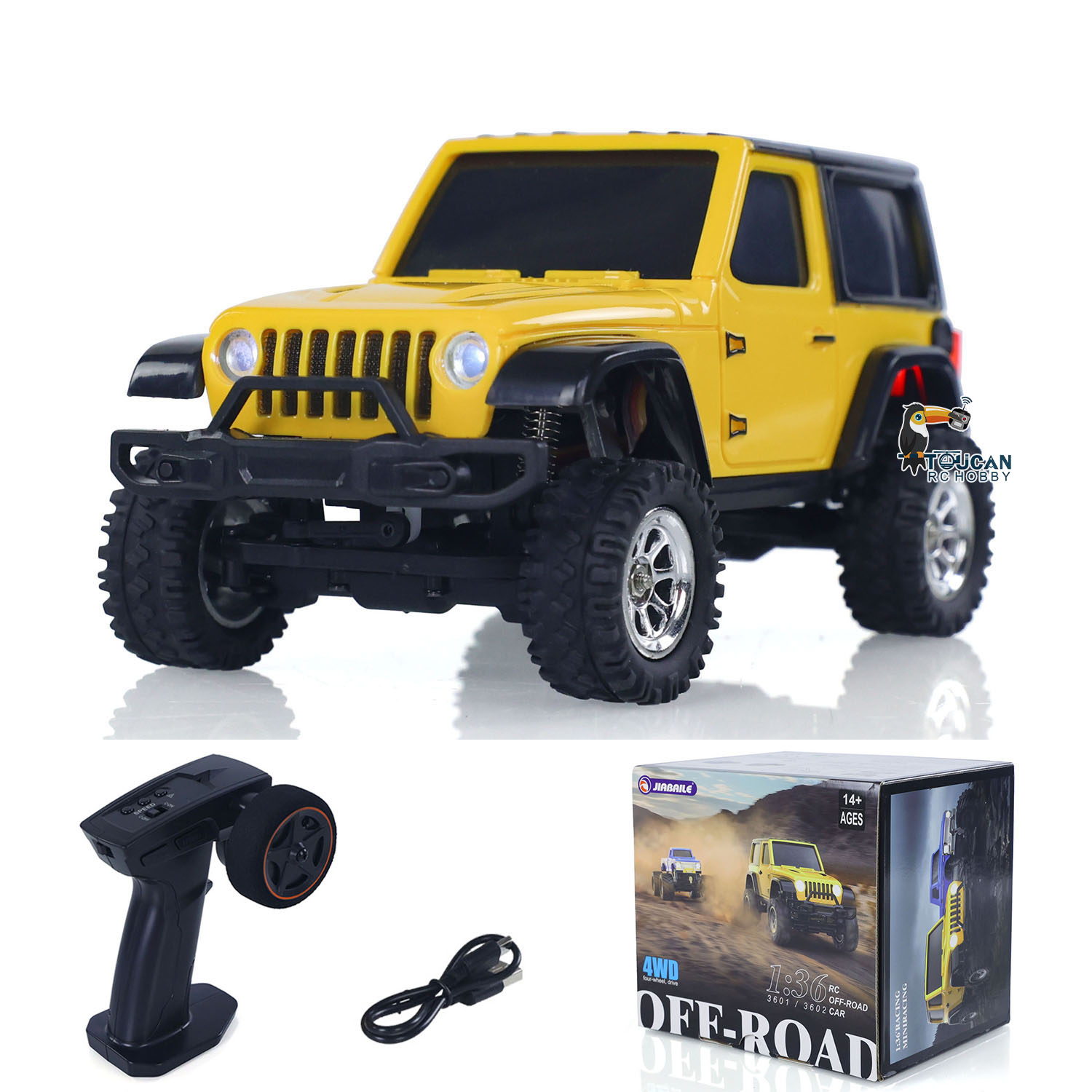Rc Hobby Grade Crawler - 2.4G 1/36 Mini RC Rock Crawler