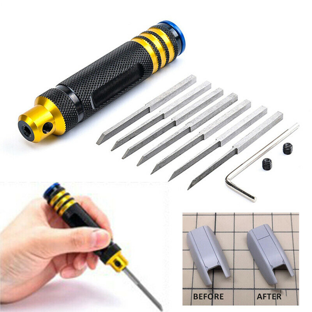 Rc Hobby Line - Model Chisel with 7 Blades 0.1mm-2.0mm