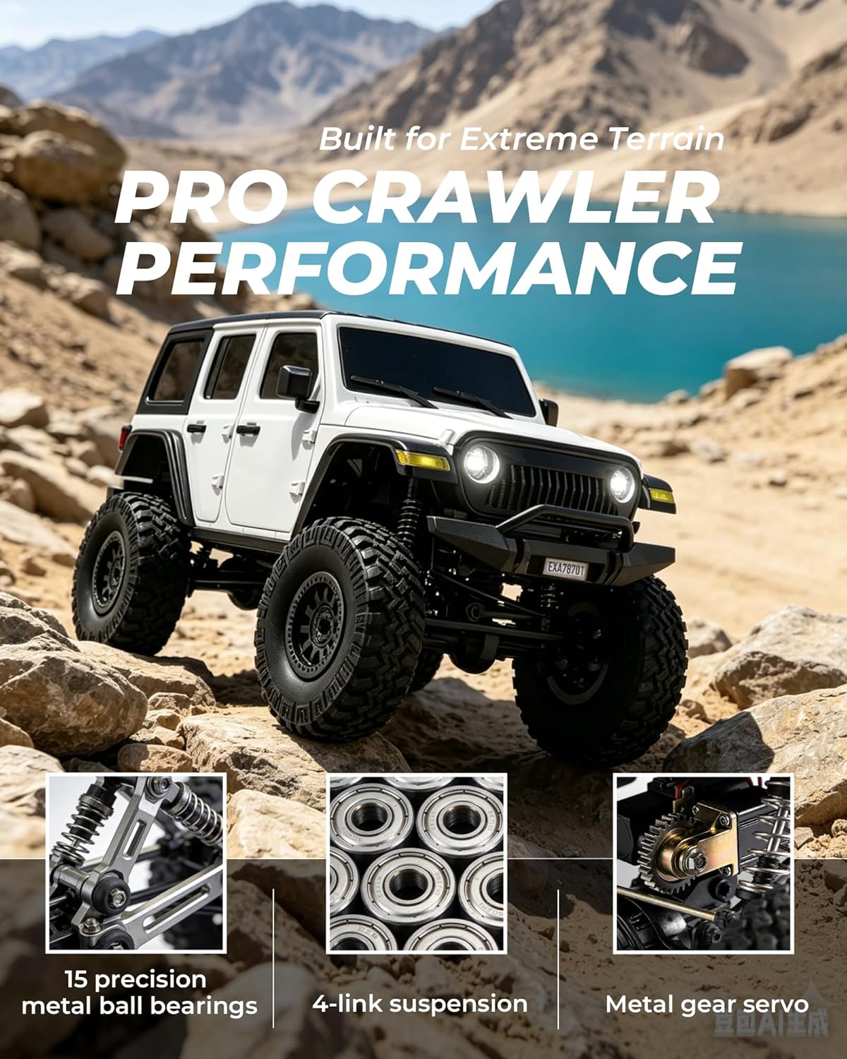 1/24 Scale All-Terrain RC Rock – обзор и цена Rc Hobby Grade Crawler