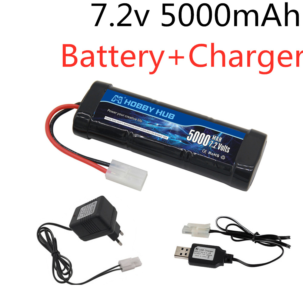 7.2V 5000mAh Ni-MH Battery Pac – обзор и цена Rc Hobby Grade Car