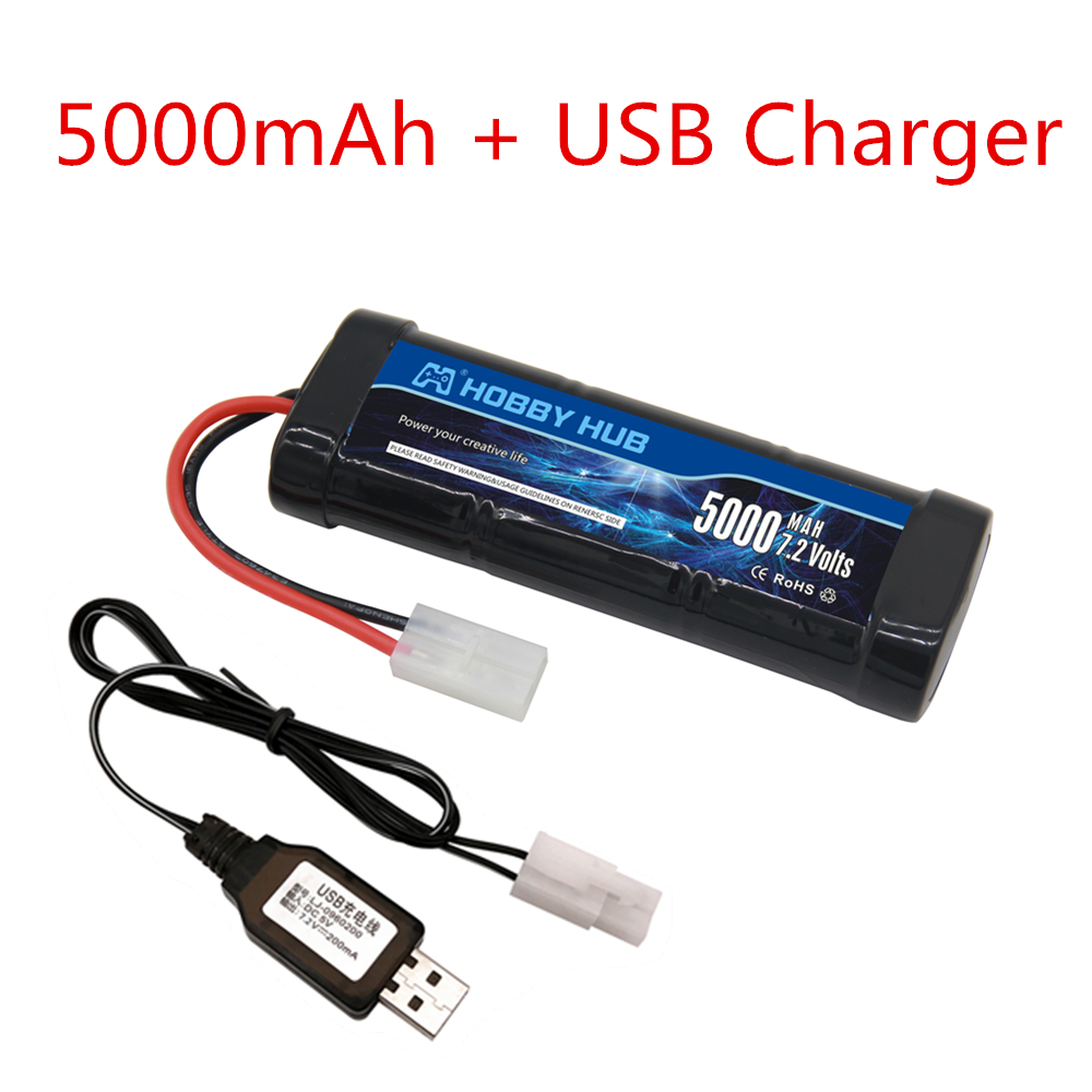 7.2V 5000mAh Ni-MH Battery Pac – обзор и цена Rc Hobby Grade Car