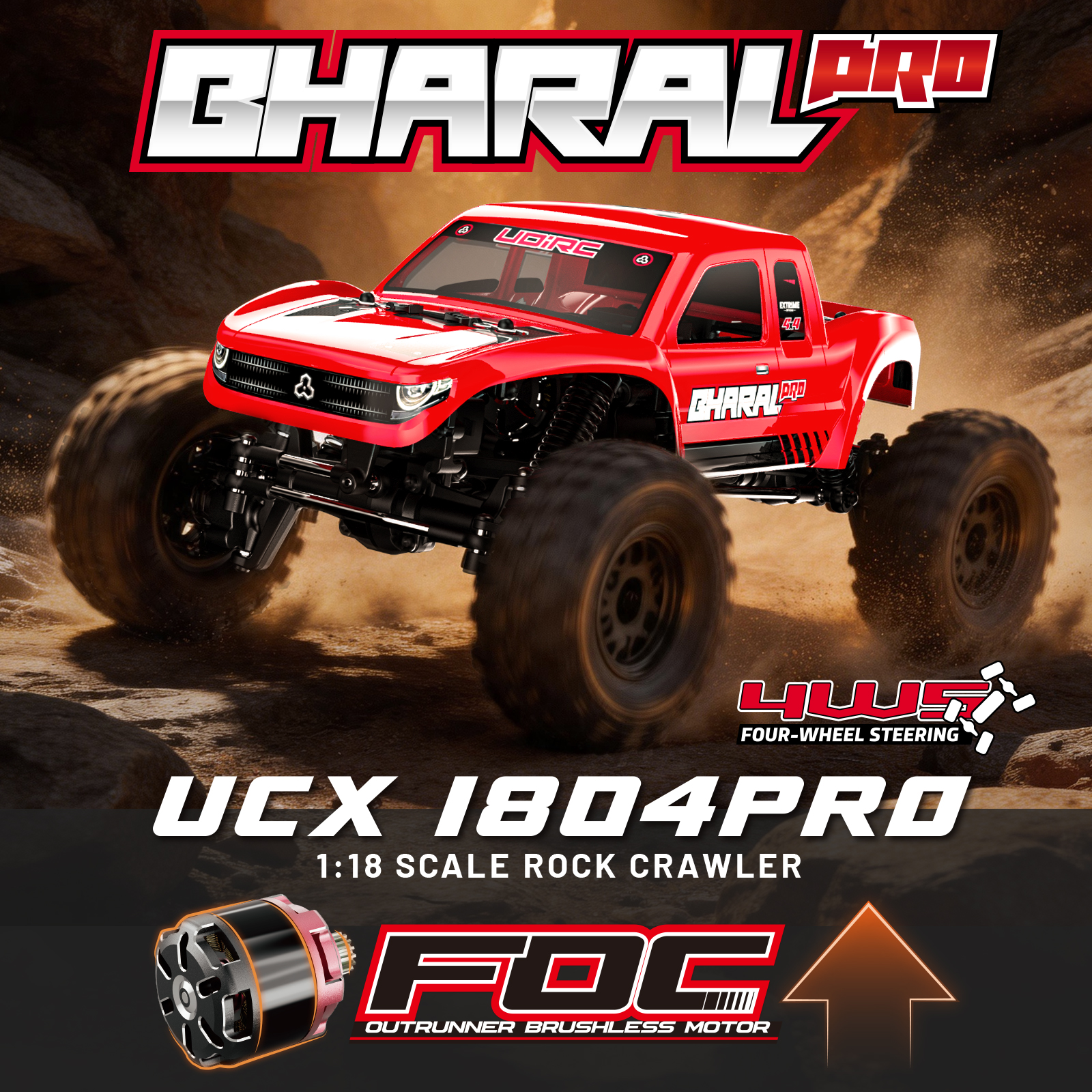 UDIRC UCX1804PRO 1:18 Scale RC – обзор и цена Rc Hobby Grade Car