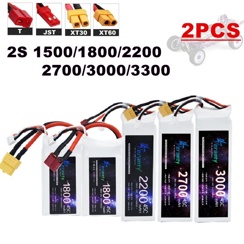 2PCS 7.4V Lipo 2S Battery 1500 – обзор и цена Rc Hobby Grade Car