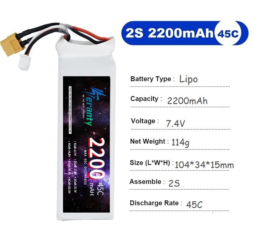 2PCS 7.4V Lipo 2S Battery 1500 – обзор и цена Rc Hobby Grade Car