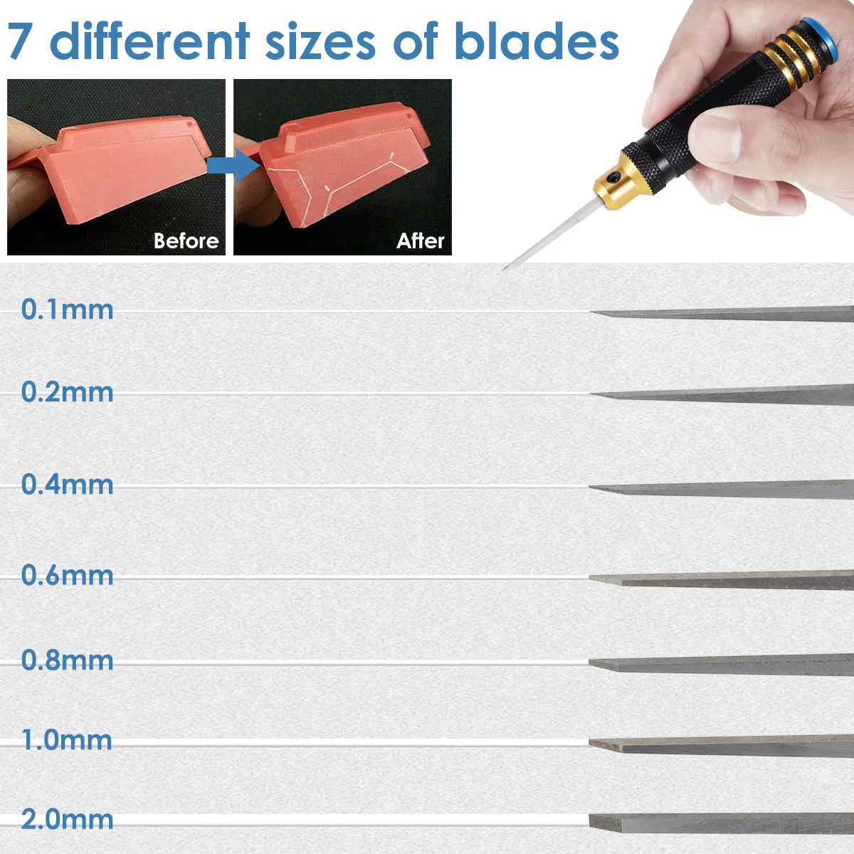 Model Chisel 7 Blades Tool for – обзор и цена Rc Hobby Line