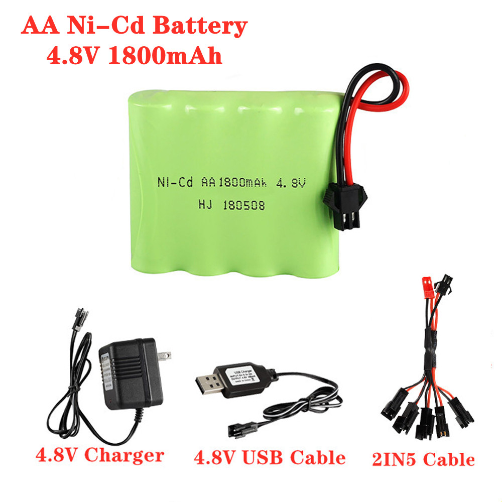 4.8V 1800mAh Ni-Cd AA Battery  – обзор и цена Rc Hobby Charger