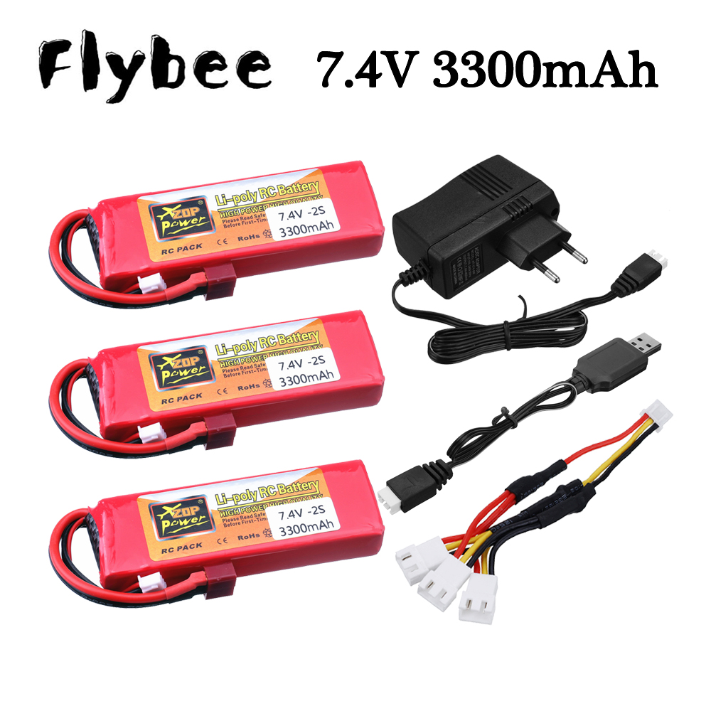 2S 7.4V 3300mAh Lipo Battery C – обзор и цена Rc Hobby Charger